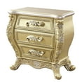 thumbnail image 2 of Sturdy Gold Nightstand with 2/3 Extension Drawers / Protect Delicate Items in Bedroom, 2 of 4