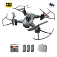 thumbnail image 4 of 2.4GHz 4CH RC Drone Evitación de obstáculos FPV Cuadricóptero plegable (Batería gris 3) Likrtyny juguetes de los niños, 4 of 9
