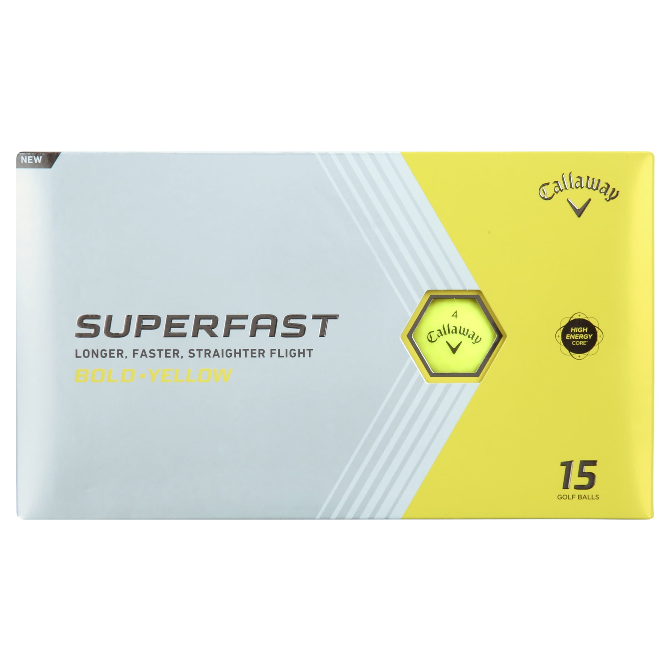 Callaway Golf Superfast Golf Balls, 1.5 lb, 15 Pieces