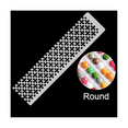 thumbnail image 3 of Règle en Acier Inoxydable DIY Règle en Maille Règle Carrée Outil Broderie, 3 of 6