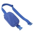 thumbnail image 2 of Riñonera de nailon elegante y ajustable para senderismo, compras y deportes, color azul, 2 of 8