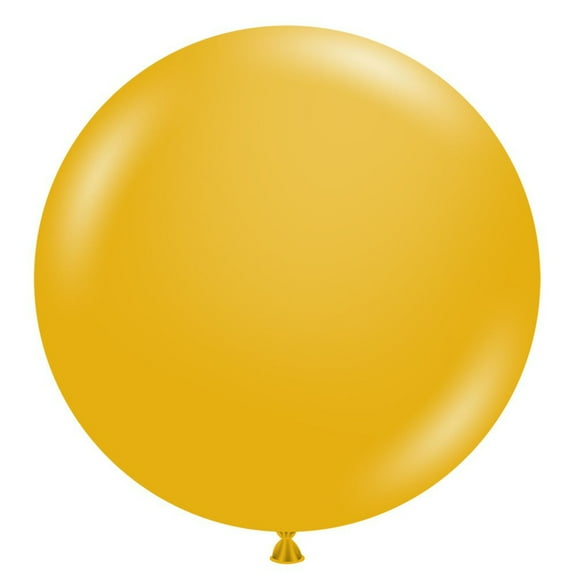 36 inch Tuftex Mustard Latex Balloons (1 Pack) - Party Supplies Decorations
