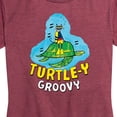 thumbnail image 3 of Pete The Cat - Turtle-y Groovy - Women's Short Sleeve Graphic T-Shirt, 3 of 6