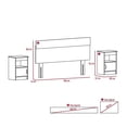 thumbnail image 2 of Cabecera Klik lisboa queen size chocolate, 2 of 4