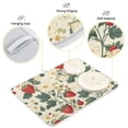 thumbnail image 4 of Yayeee Dish Drying Mat for Kitchen Counter Ultra Absorbent Easy Clean Pad 24x18", Small Strawberry Pattern, 4 of 7