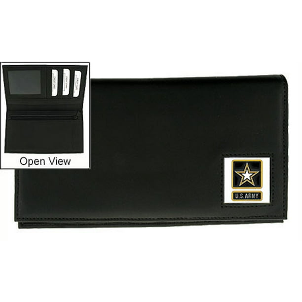 Siskiyou US Army Deluxe Leather Checkbook Cover (F)