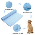 thumbnail image 3 of almohadilla de hielo para mascotas, almohadilla fresca de verano para perros y gatos, almohadilla transpirable de seda para arena de hielo para gatos, suministros para mascotas, 3 of 5