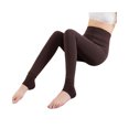 thumbnail image 1 of Qarigey Pantimedias cálidas, mallas de invierno, pantalones térmicos, ropa para exteriores, mallas femeninas, dulce regalo, suministros Prendas para la parte inferior del cuerpo Café, 1 of 6