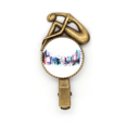 thumbnail image 1 of Edificio moderno rascacielos acuarela Broche broche broche broche Metal retro, 1 of 3