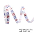Clearance! 5 Yard Patriotic Ribbon Star Hearts Print DIY Craft Ribbon ...