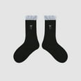 thumbnail image 4 of Sunbona Girls Bow Lace Cuffed Knee High Socks Soft Comfortable Stretchable Stockings For Everyday School Wear, 4 of 5
