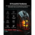 thumbnail image 2 of GravaStar Mercury M2 Wireless Gaming Mouse with 26,000 DPI, PAW3395DM Sensor -79g Lightweight Hollowed-Out Design -5 Programmable Buttons -5 Dynamic Lightsync RGB - Stealth Black, 2 of 7