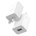 thumbnail image 2 of Paquete 10 Piezas Cargador Cubo 1.2a Adaptador Usb U-volt Vad003 Blanco, 2 of 2