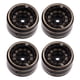 thumbnail image 5 of Bujes De Rueda De Coche RC, Revestimiento Negro Buje De Llanta Beadlock Instalación Rápida Conexión Segura De Alta Resistencia Material De Latón 4 Piezas 2,7 X 1,6 Cm Para, 5 of 7