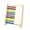 swoodcolor, variante sur HLONK Jouet de Comptage de Perles Abaques Coloré 10 Rangées Apprendre les Mathématiques avec 100 Perles Jouet de Comptage pour Enfants Préscolaire Tout-Petits L Bleu