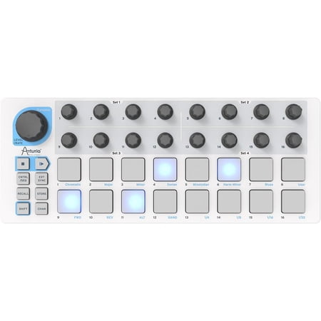 Arturia - BeatStep - Compact MIDI Controller & Sequencer with Creative Software for Recording - 16 Pads, 16 Encoders