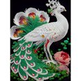 thumbnail image 1 of Cuadros Decorativos 5D bricolaje en forma especial parcial taladro diamante pintura pavo real Kit decoración (YX100) Wdftyju  de costura negro 4 estilos, 1 of 9