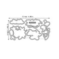 Embossing Crafts Cutting Crafts Metal DIY Letter Flower Scrapbooking