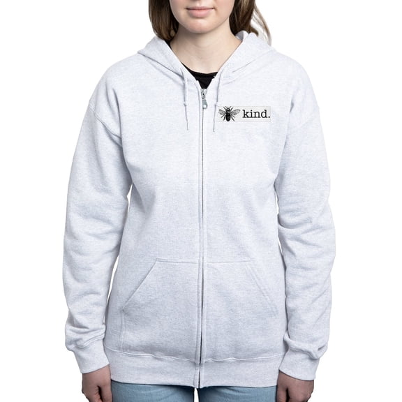 CafePress - Be Kind Zip Hoodie - Women's Zip Hoodie