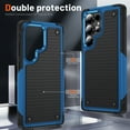 thumbnail image 5 of Allytechgroup Galaxy S25 Ultra Case with Screen Protector, Military Grade Shockproof Anti-Scratch Bumper Rugged TPU PC Hard Shell Corner Protective Phone Case for Samsung Galaxy S25 Ultra, Navyblue, 5 of 7