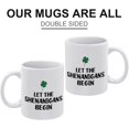 thumbnail image 3 of Let The Shenanigans Begin Mug Funny Mugs Friend Gifts Ceramic Coffee Mug, Funny Birthday Or Christmas Mom Gift - 11 Oz Coffee Mug Tea Cup White, 3 of 6