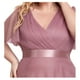 thumbnail image 3 of Maxi Vestido Dama Mujer Elegante Fiesta Drapleado Talla Extra Dara Baby  Vest096, 3 of 5