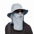 thumbnail image 1 of Chapeau de Soleil pour Hommes Protection UV Été SPF Chapeau de Pêche pour Pêche Randonnée Jardin Safari Plage, 1 of 5
