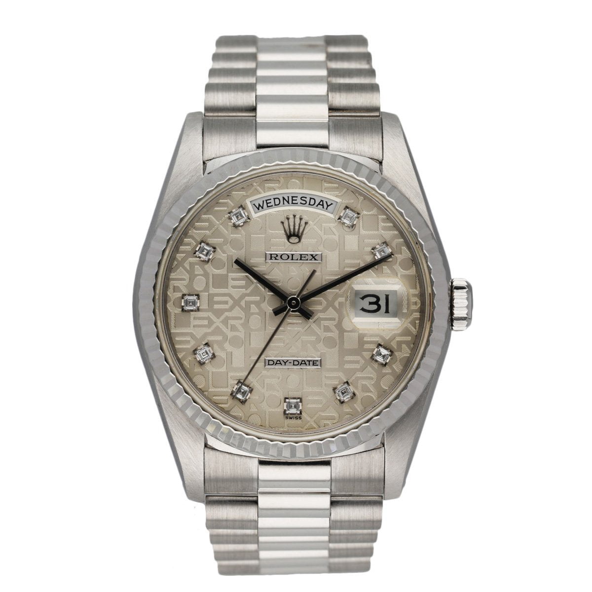 Rolex Day-Date 18239 18K White Gold 