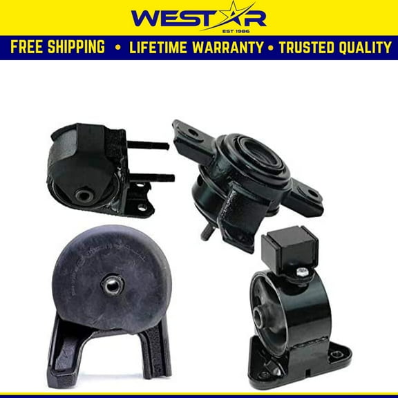 Fits 2010-2012 Hyundai Santa Fe 2.4L 3.5L 2WD Engine Motor& Trans Mount Set : A7196, A7198, A71018, A7195