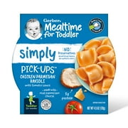 Gerber Pick-Ups Chicken and Parmesan Cheese Ravioli in Tomato Sauce Toddler Meals, 4.5 Oz Tray