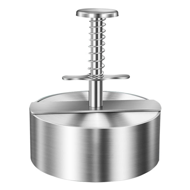 JShteea Burger Patty Maker Antiadherente Hamburguesa Prensa Carne Utensilios (14 Cm)