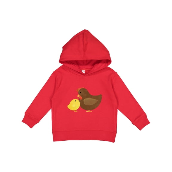 Inktastic Hen and Chick Farm Animals Toddler Hoodie