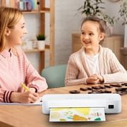 Naipo 9 Inch Laminator 4 in 1Thermal Laminator Machine Never Jam Laminator Machine with 40 Laminating Sheets A4 A5 A6 Use for Home Office or School Business White