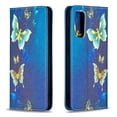 thumbnail image 7 of Dteck Case for Samsung Galaxy S20 FE 6.5-inch,Patterned Flip PU Leather Wallet Case Magnetic 3 Card Holder Slots Cash Pocket Protective Kickstand S20 FE 5G Shell Cover,Gold/Blue Butterfly, 7 of 7