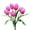 Pink, variant on Artificial Flowers, Realistic Fake Tulip Bouquet for Living Room, Garden, Home Decor, Wedding, and Party Decoration (1Pcs) Hot Pink