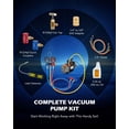 thumbnail image 3 of Kit de bomba de vacío para aire acondicionado Orion Motor Tech 1/3 hp 4 CFM R1234yf, 3 of 8