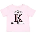 thumbnail image 3 of Inktastic Letter K Monogram Tribal Arrow Girls Toddler T-Shirt, 3 of 5