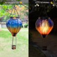 thumbnail image 5 of Linterna Solar con Globo de Aire Caliente con Luz de Llama Parpadeante, Luces Solares Colgantes para Exteriores, Impermeables para Jardín, Patio, 5 of 5