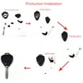 thumbnail image 2 of VLS Replacement Toyota/Scion Vehicles 3 Button Remote Key, 2 of 6