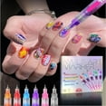 thumbnail image 2 of 12 Colors  Art Pens Set, 2026  Quick Dry  Art Markers for Gel Nails,   Polish Pens for Drawing, Painting & Dotting, DIY  Art Pen Set for Manicure Design Tools (1 Set), 2 of 7