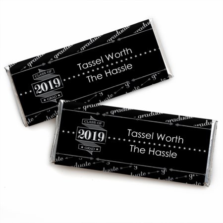 - Graduation Cheers - 2019 Graduation Candy Bar Wrappers Party Favors - Set of 24