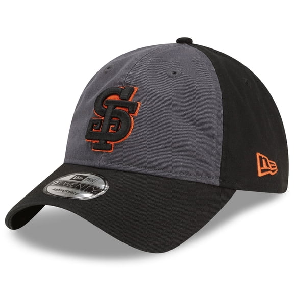 Men's New Era Gray/Black San Francisco Giants Replica Alternate 9TWENTY Adjustable Hat