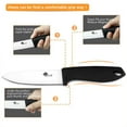 thumbnail image 6 of MYVIT Ceramic Knife Set Kitchen 4-Pack Paring Knife with Cover Chef's Cutting Knife for Vegetable Fruit Steak Boneless Meat, 6 of 8