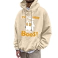 thumbnail image 2 of I'm Just Here For The Boos Halloween Hoodies for Men 2025 Funny Ghost Graphic Hooded Sweatshirt with Pockets Pullover Tops, 2 of 4