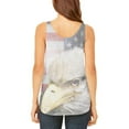 thumbnail image 2 of 4th of July American Bald Eagle Eye Flag Juniors Flowy Side Slit Tank Top Multi SM, 2 of 2
