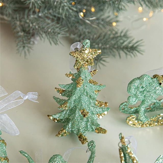 Christmas Decorations Christmas Trees Green Pendants Hanging Decorations