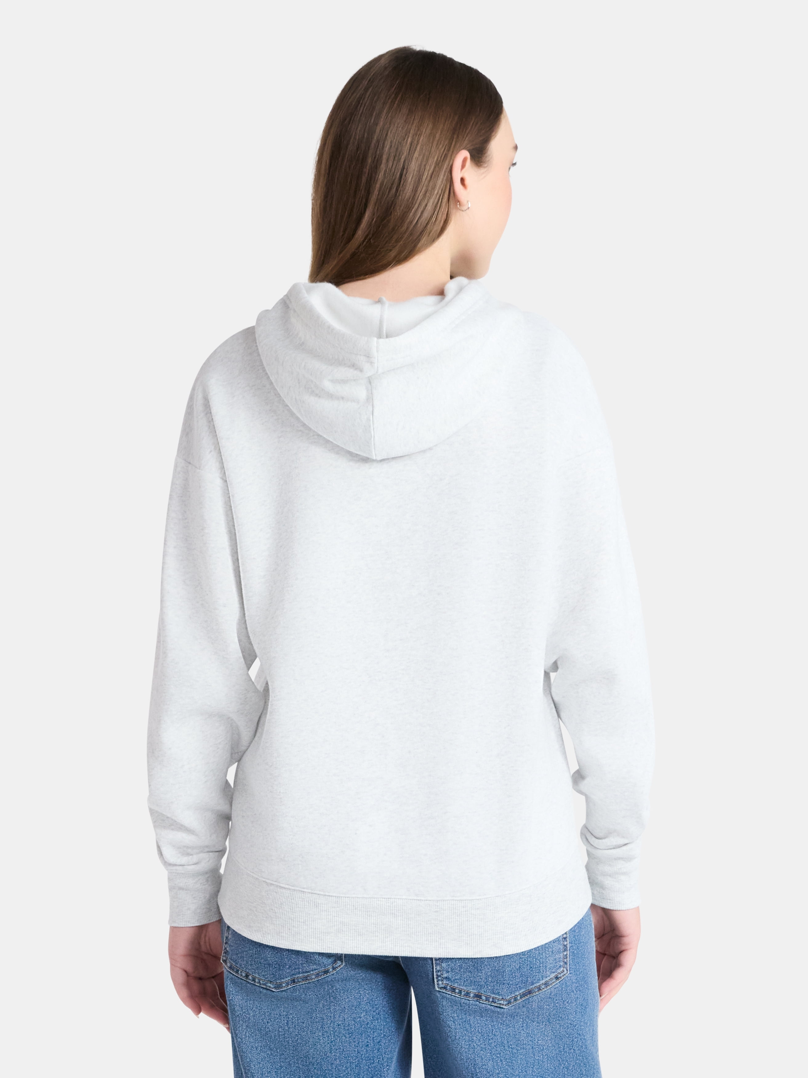 No Boundaries Essential Fleece Hoodie, Women's