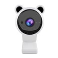 thumbnail image 1 of fastboy Caméra Web pour Ordinateur Portable, Diffusion en Direct, Cours en Ligne, Résolution 1080P, Caméra avec Microphone, Réduction du Bruit de l'Ordinateur, Caméra USB, Blanc, 1 of 6