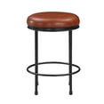 thumbnail image 4 of Caramel Color & Rounded Feet / Backless Stool for Counter, 4 of 5