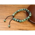 thumbnail image 4 of COAI Lion Head Charm African Turquoise Gemstone Bracelet, 4 of 5